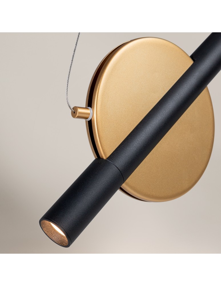 Single pendant lamps - Maytoni Enigma Pendant Adjustable LED 5W 350lm 3000K Brass MOD150PL-L5BS3K - product kolory-swiatla.pl 4