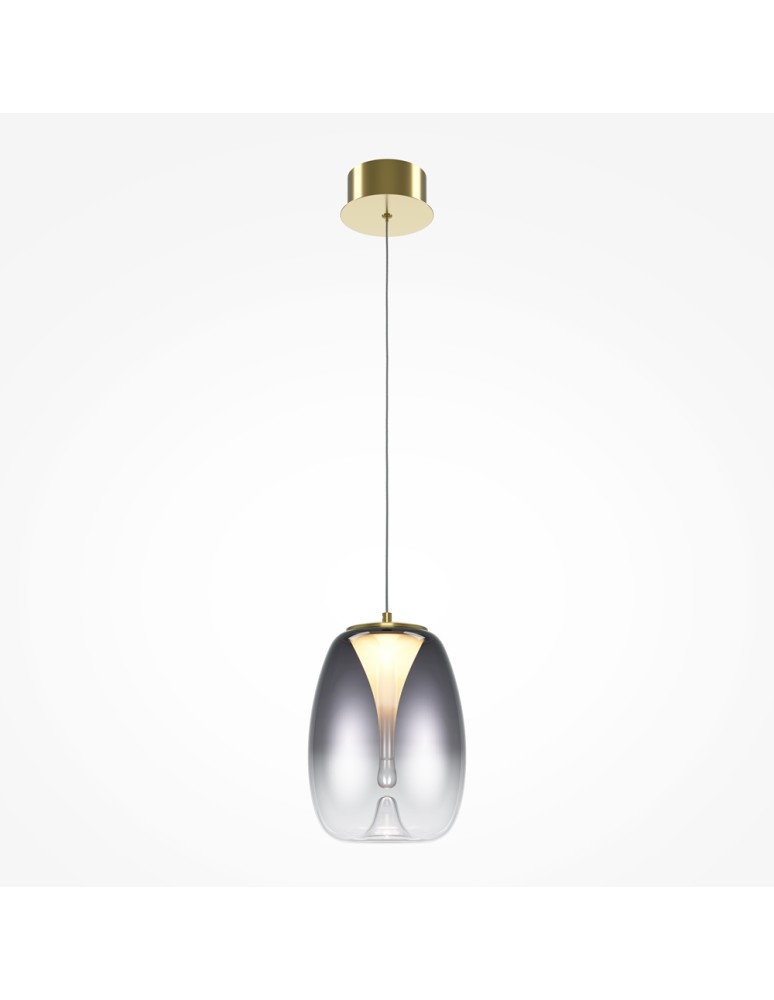 Single pendant lamps - Maytoni Splash Modern LED Pendant Lamp 7W 280lm 3000K Gold MOD282PL-L8G3K. - product kolory-swiatla.pl 1