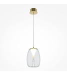 Single pendant lamps - Maytoni Splash Modern LED Pendant Lamp 7W 620lm 3000K Gold MOD282PL-L8G3K1. - product 1