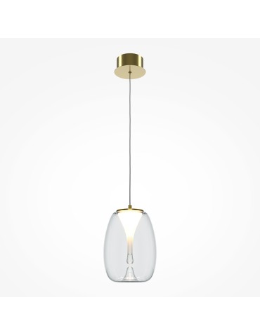 Maytoni Splash Lampa Wisząca Nowoczesna LED 7W 620lm 3000K Złoty MOD282PL-L8G3K1