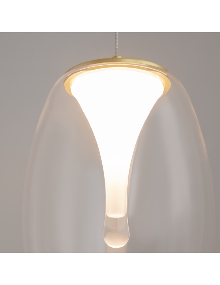 Single pendant lamps - Maytoni Splash Modern LED Pendant Lamp 7W 620lm 3000K Gold MOD282PL-L8G3K1. - product kolory-swiatla.pl 4