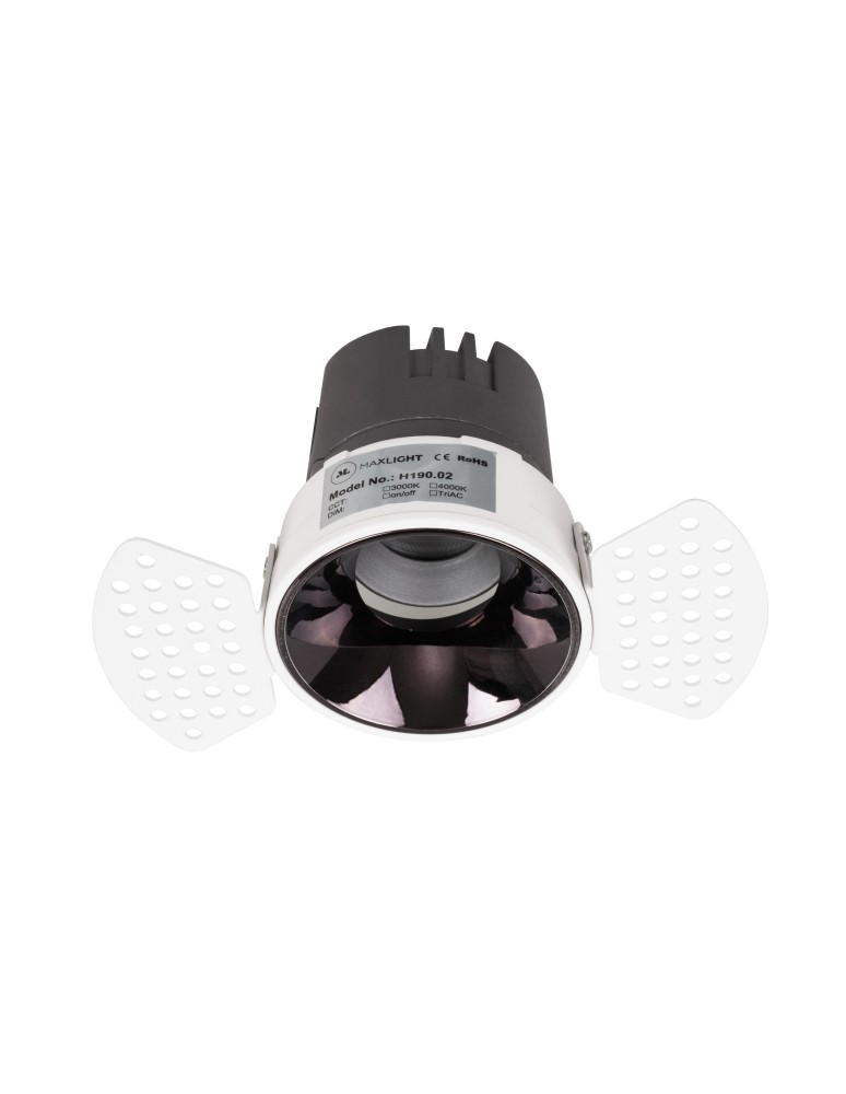 Maxlight H190.02 Spilio, do skompletowania z modułem HM190 i zasilaczem HT190 Wpuszczana biały