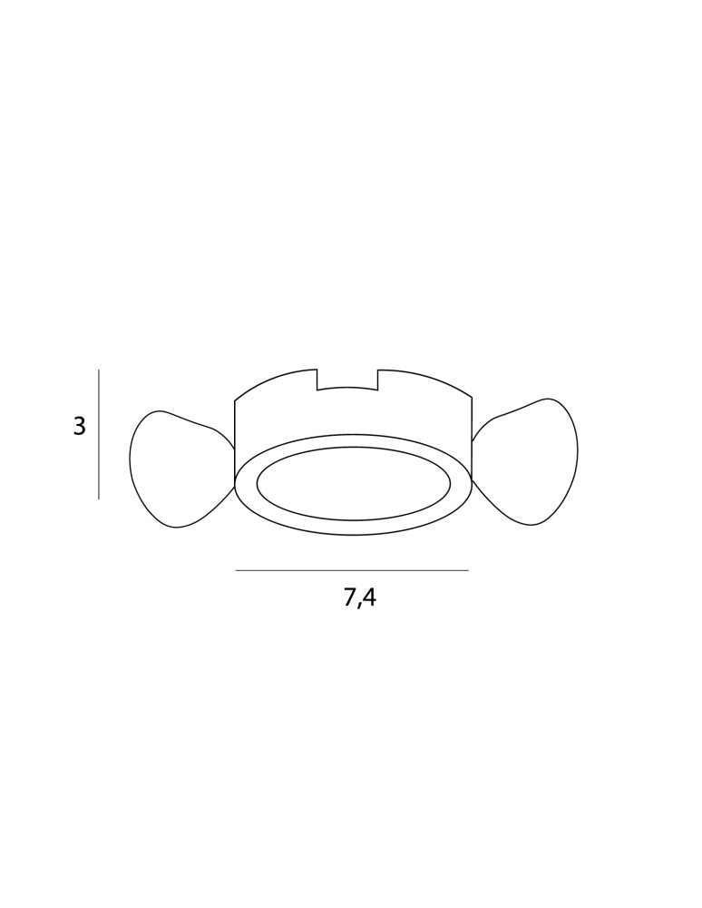 Maxlight H190.02 Spilio, do skompletowania z modułem HM190 i zasilaczem HT190 Wpuszczana biały