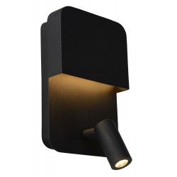 Lucide BOXER  Ścienna LED czarny 79200/08/30
