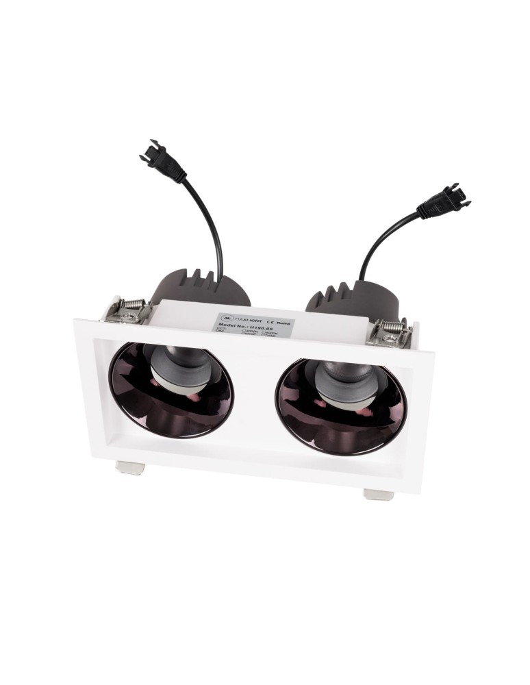 Maxlight H190.05 Spilio, do skompletowania z modułem HM190 i zasilaczem HT190 Wpuszczana biały