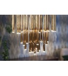 Maxlight P0242D Organic Lampa Wisząca złoty