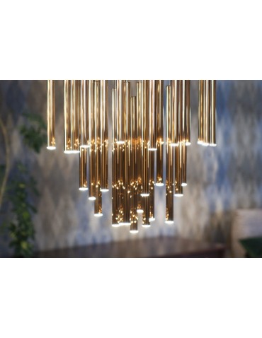 Maxlight P0242D Organic Lampa Wisząca złoty - product 2