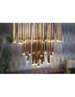 Maxlight P0242D Organic Lampa Wisząca złoty - produkt 2