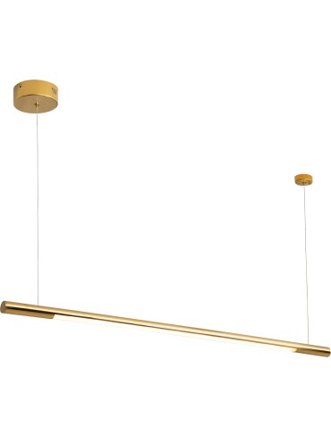 Maxlight P0356D Organic Horizon 100cm Lampa Wisząca złoty
