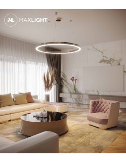 Maxlight P0370D Luxury 110cm Lampa Wisząca złoty - product 2