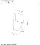 Reading wall lamps - Lucide BOXER Wall mounted LED white 79200/08/31 - product 15