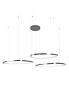 Zobacz Maxlight P0663D Cayenne 3 Lampa Wisząca czarny szczotkowany