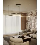 Maxlight P0663D Cayenne 3 Lampa Wisząca czarny szczotkowany