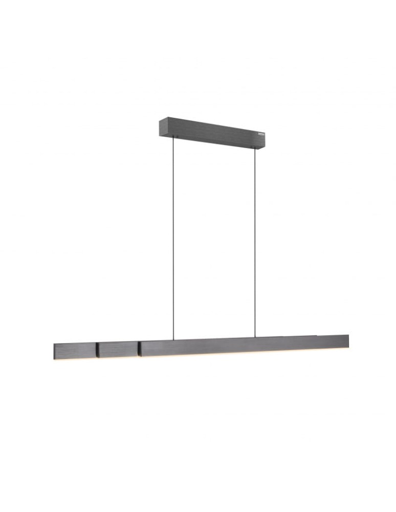 Lampy wiszące nad biurko - Paul Neuhaus Pure-Moto-Rise Wisząca Z Regulacją Wysokości, Szerokości I Barwy Światła Pilotem Ciemny Szary 2545-15 - produkt kolory-swiatla.pl 9