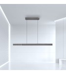 Pendant lamps over desk - Paul Neuhaus Pure-Moto-Rise Pendant with Adjustable Height, Width, and Color of Light by Remote Control Dark Gray 2545-15 - product 2
