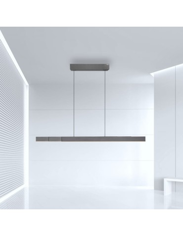 Paul Neuhaus Pure-Moto-Rise Pendant with Adjustable Height, Width, and Color of Light by Remote Control Dark Gray 2545-15 - product 2
