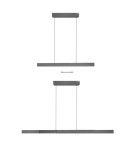 Pendant lamps over desk - Paul Neuhaus Pure-Moto-Rise Pendant with Adjustable Height, Width, and Color of Light by Remote Control Dark Gray 2545-15 - product 10