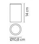 SU-MA Adela ceiling GU10, 1xmax 35W, 230V 7004 DG