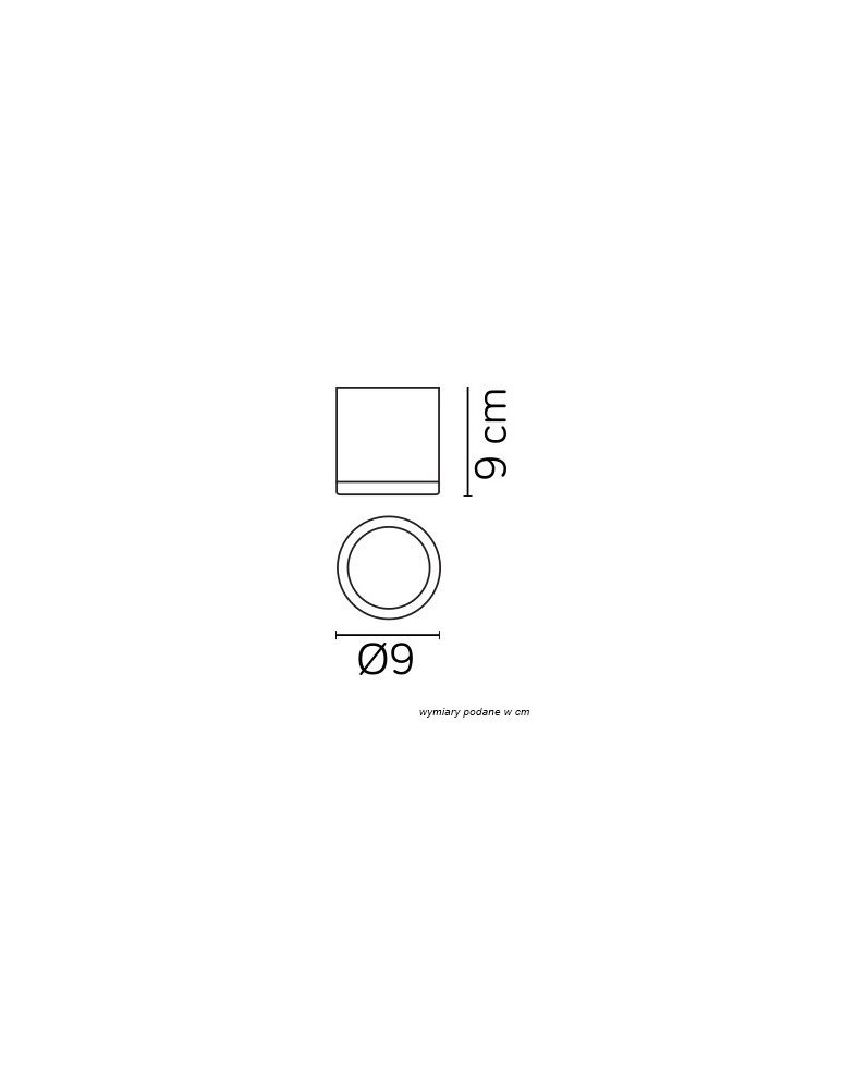 SU-MA Adela Midi M1455 DG IP54 GU10 1 x max 35 W, 230 V
