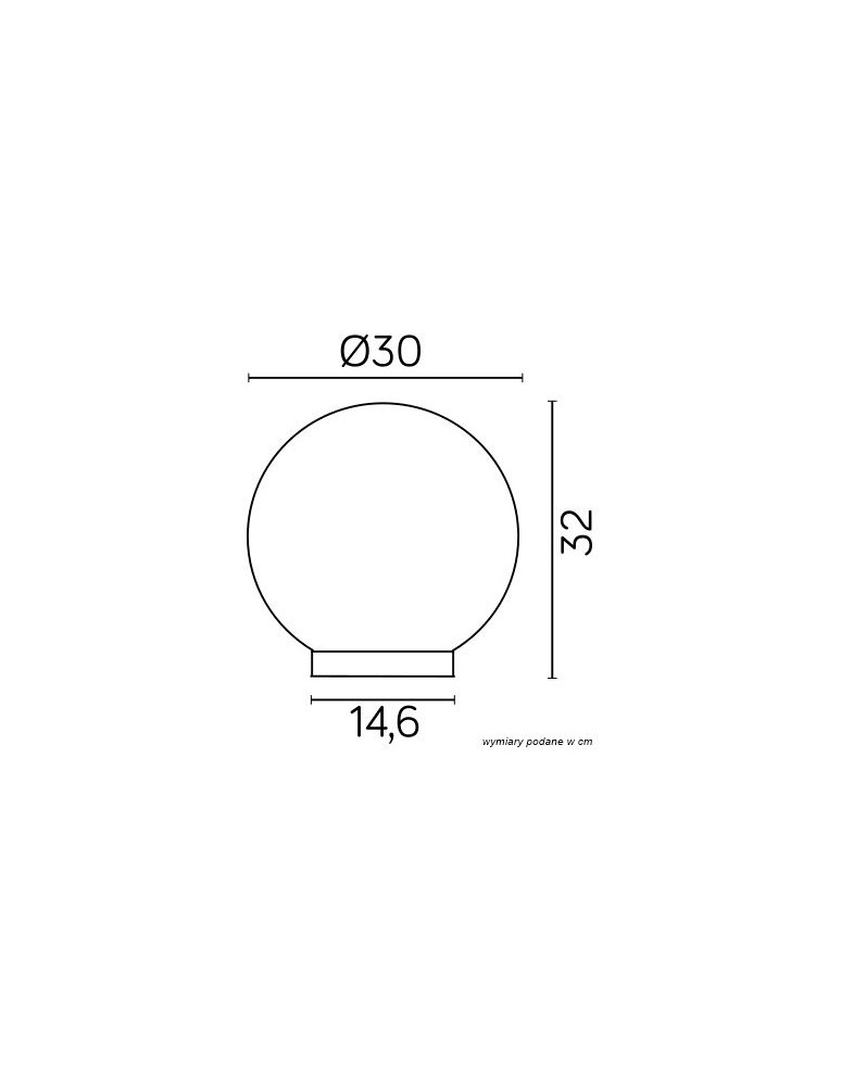 SU-MA Alekule E27 1x100W IP44 G300ZOP