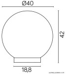 SU-MA Alekule E27 1x100W IP44 G400ZOP