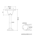 SU-MA Bianca 1083-66 IP65 E27 max 10W, 230 V