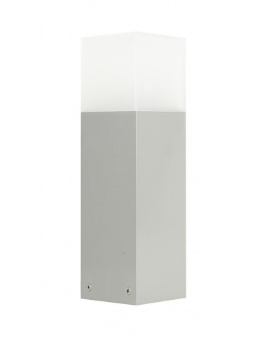 SU-MA CUBE 33cm 1x20W E27 230V Srebrny CB-330 AL Stojąca
