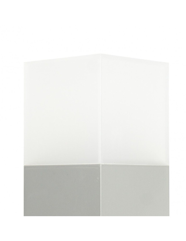 SU-MA CUBE 58cm 1x20W E27 230V Silver CB-580 AL Standing.