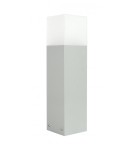 SU-MA CUBE MAX 40cm 1x20W E27 230V Srebrny CB-MAX 400 AL Stojąca