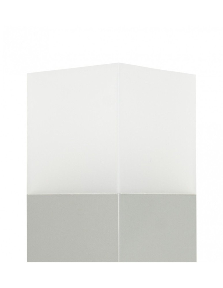 SU-MA CUBE MAX 40cm 1x20W E27 230V Srebrny CB-MAX 400 AL Stojąca