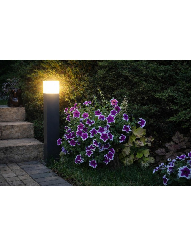 SU-MA CUBE MAX 40cm 1x20W E27 230V Ciemny popiel CB-MAX 400 DG Stojąca