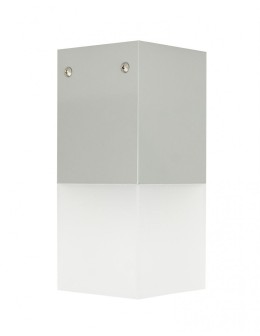 SU-MA CUBE MAX 1x20W E27 230V Silver CB-MAX S AL Plafond.