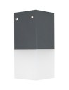 SU-MA CUBE MAX 1x20W E27 230V Ciemny popiel CB-MAX S DG Plafon