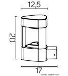 SU-MA Fan GL 11206 Wall lamp.