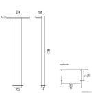 SU-MA FLER LED 720lm 4000K Stojąca IP54 17602-780 DG