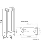 SU-MA FORM 50cm Standing YB19503 Variable Color 3000K/4000K/6000K.