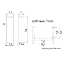 SU-MA standing LED 10W 720lm 4000K KR-580