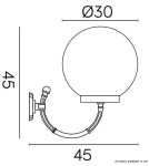 SU-MA Balls E27, 1x100W, 230V K 3012/1/K 300 P