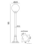 SU-MA Balls Classic 98 cm K 5002/2/KP 200 Standing