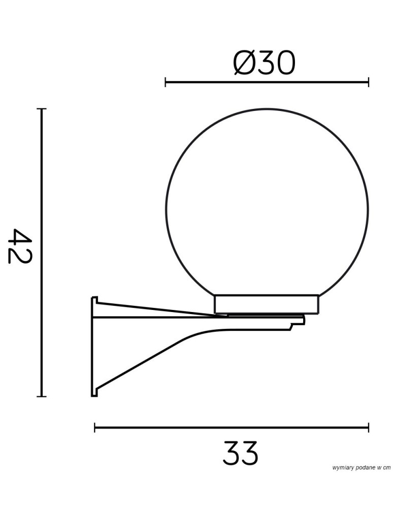 SU-MA Balls/Elipses 60 K 3012/1/KD 300 Wall lamp.