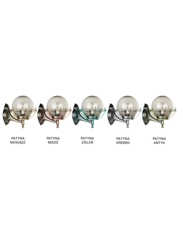 SU-MA Wall lamp Balls with basket 200 K 3012/1/KPO