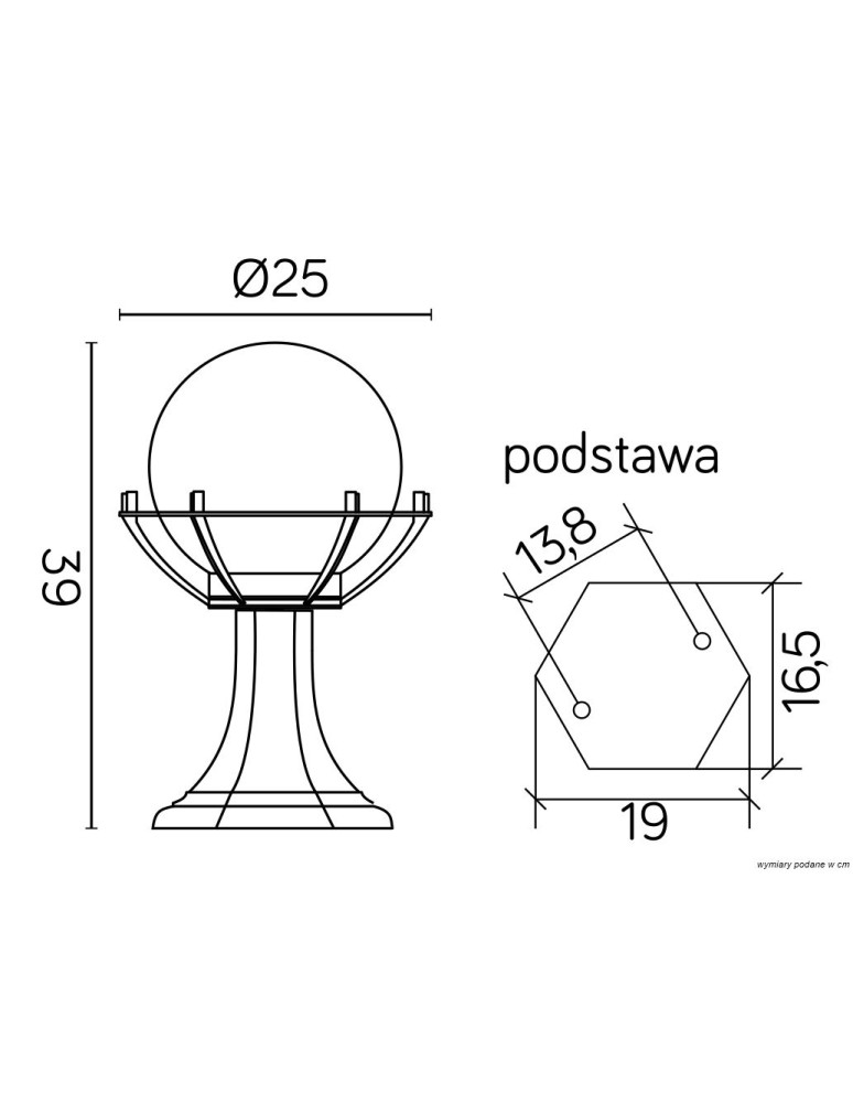 SU-MA Balls with basket 200 39 cm K 4011/1/KPO Standing