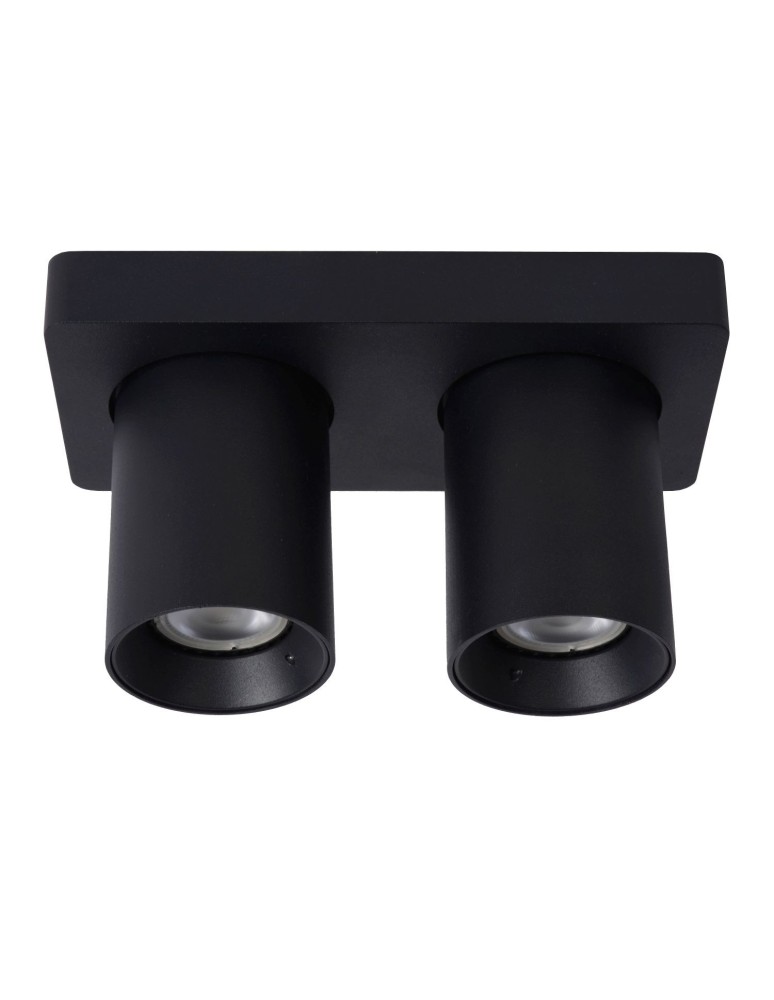 Spotlight ceiling lamps - Lucide NIGEL Ceiling 2xGU10 black 09929/10/30 - product kolory-swiatla.pl 9