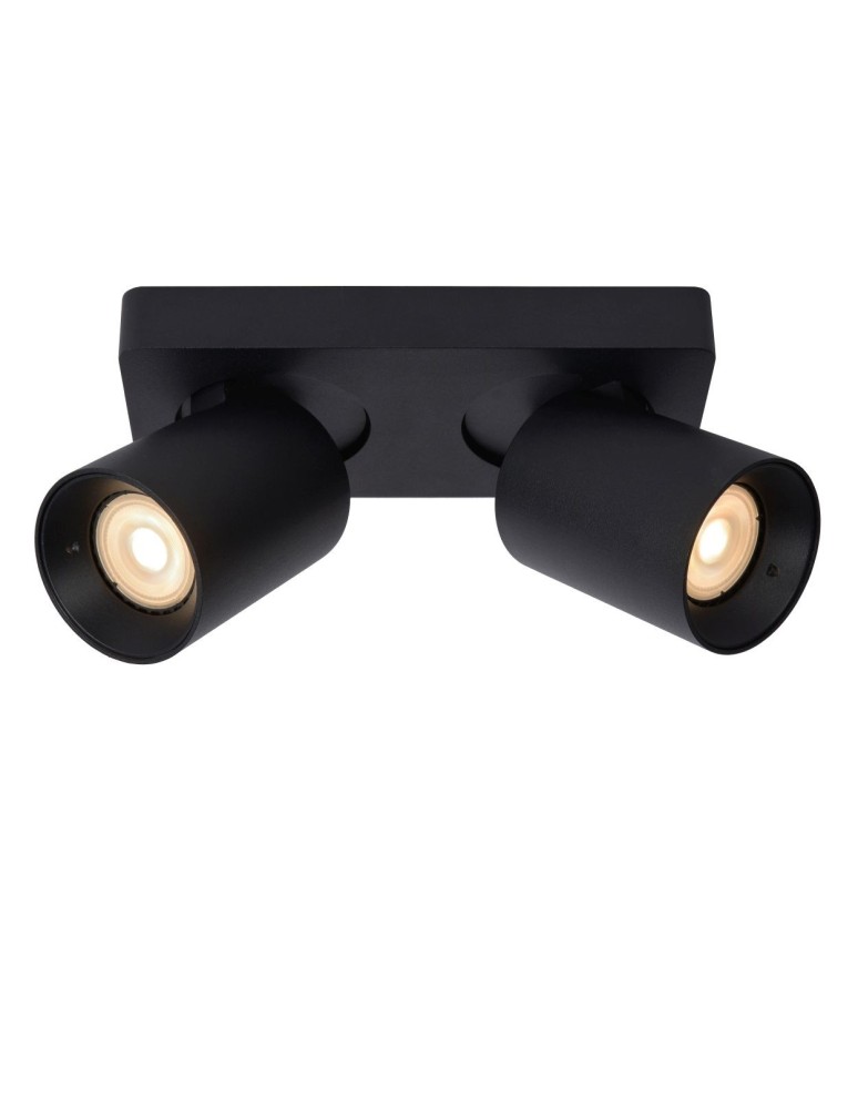 Spotlight ceiling lamps - Lucide NIGEL Ceiling 2xGU10 black 09929/10/30 - product kolory-swiatla.pl 10