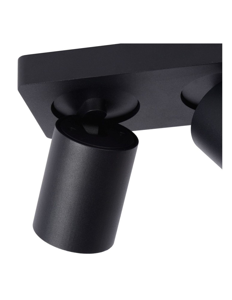 Spotlight ceiling lamps - Lucide NIGEL Ceiling 2xGU10 black 09929/10/30 - product kolory-swiatla.pl 12