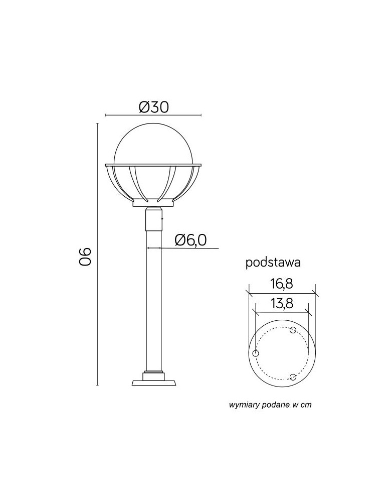 SU-MA Balls with basket 250 (90 cm) K 5002/2/KPO 250 Standing