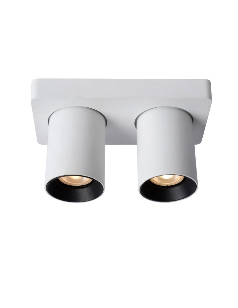 Spotlight ceiling lamps - Lucide NIGEL Ceiling 2xGU10 white 09929/10/31 - product kolory-swiatla.pl 1