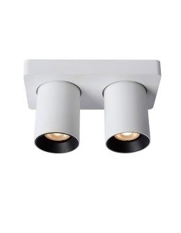 Lucide NIGEL Ceiling 2xGU10 white 09929/10/31