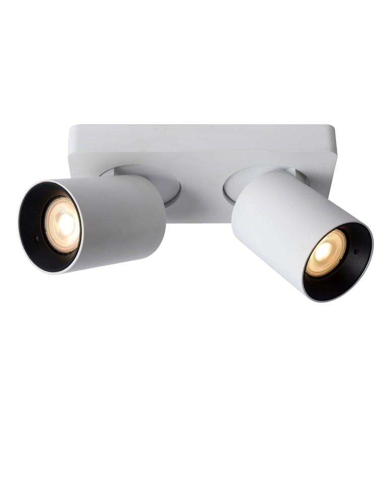 Spotlight ceiling lamps - Lucide NIGEL Ceiling 2xGU10 white 09929/10/31 - product kolory-swiatla.pl 8