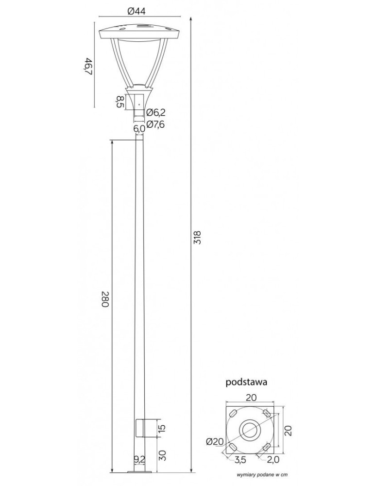 SU-MA Mars LED 40W, 230V MLS-LB-22A
